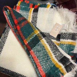 Multi colored scarfs